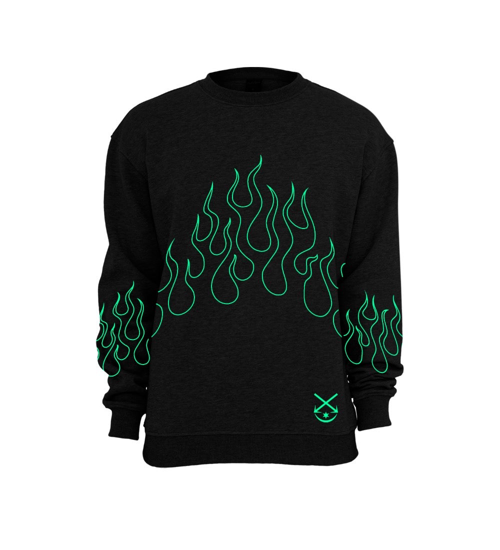 Burning Flame Sweater